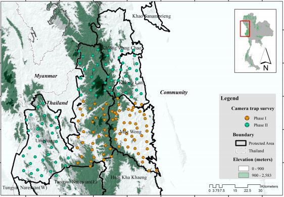 Landkarte Western Forest Complex